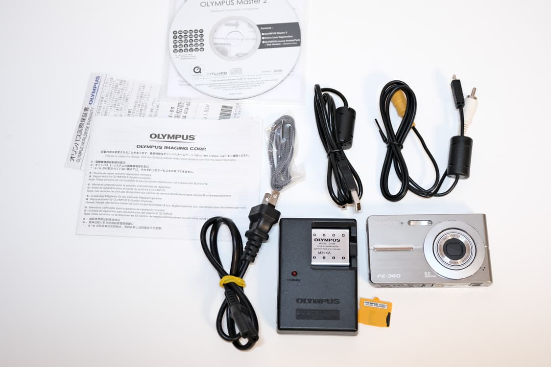 올림푸스 FE-360 빈티지 디지털 카메라 (박스 풀구성) 상품이미지10