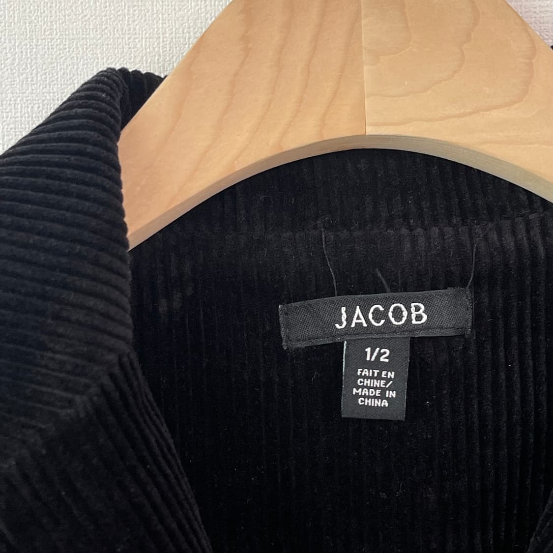 JACOB 골덴 코듀로이 코트 XS 44 상품이미지6