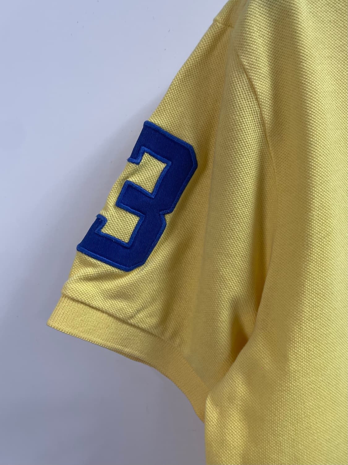 폴로 랄프로렌 빅포니 노랑 카라티 (on.640)   상품이미지4