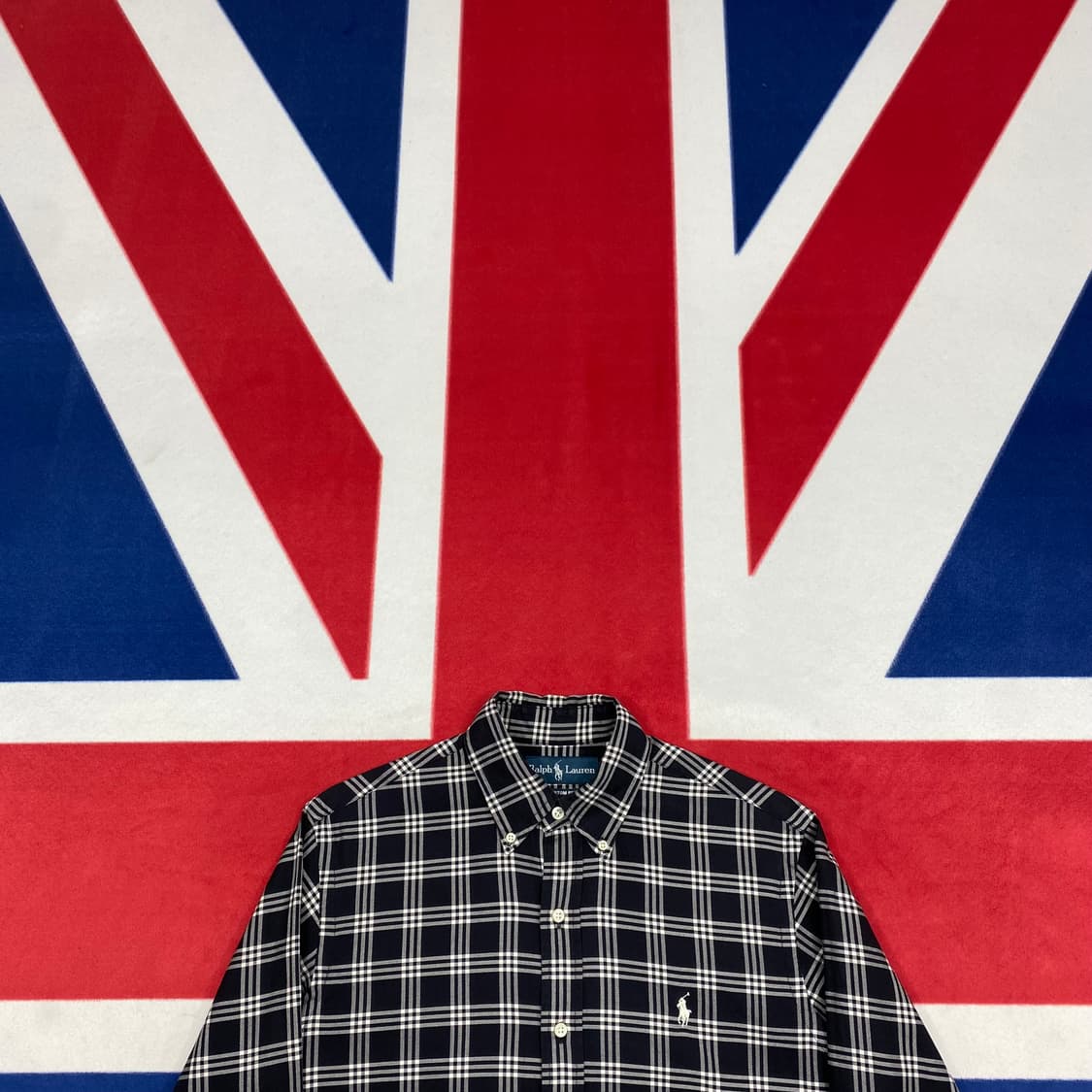 폴로 체크 셔츠 S 실측 M  상품이미지2