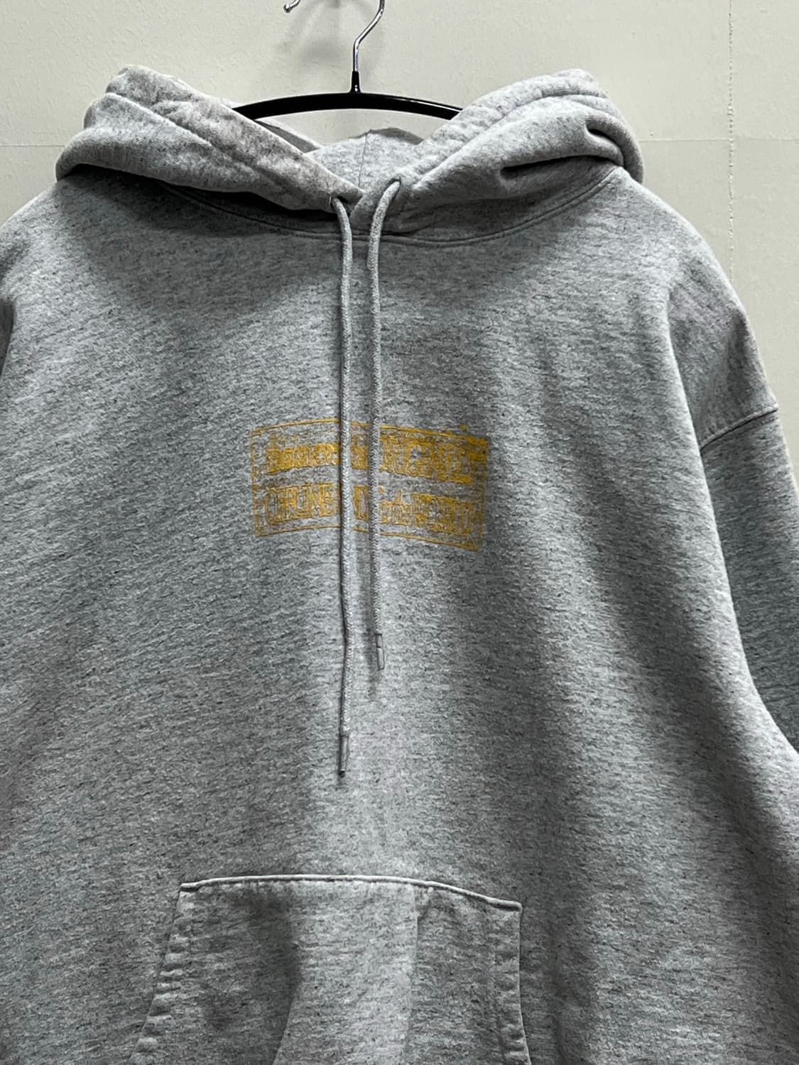 (L) 디스이즈네버댓 프린팅 후드 티 라이트 그레이 상품이미지3