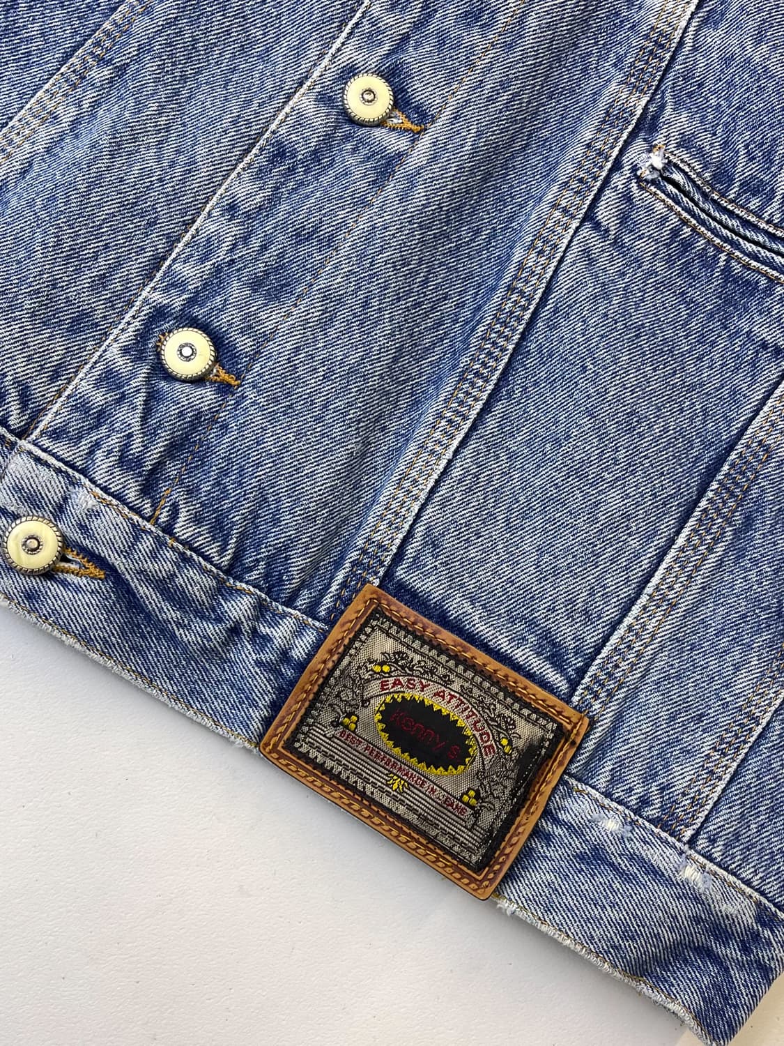 케니스 80s 플로럴 태피스트리 데님 자켓 상품이미지4