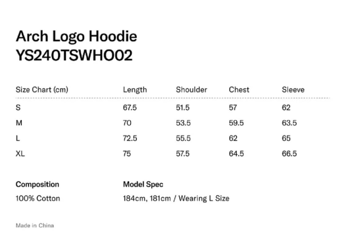 예스아이씨 로고 후드티 네이비 사이즈 L 상품이미지2