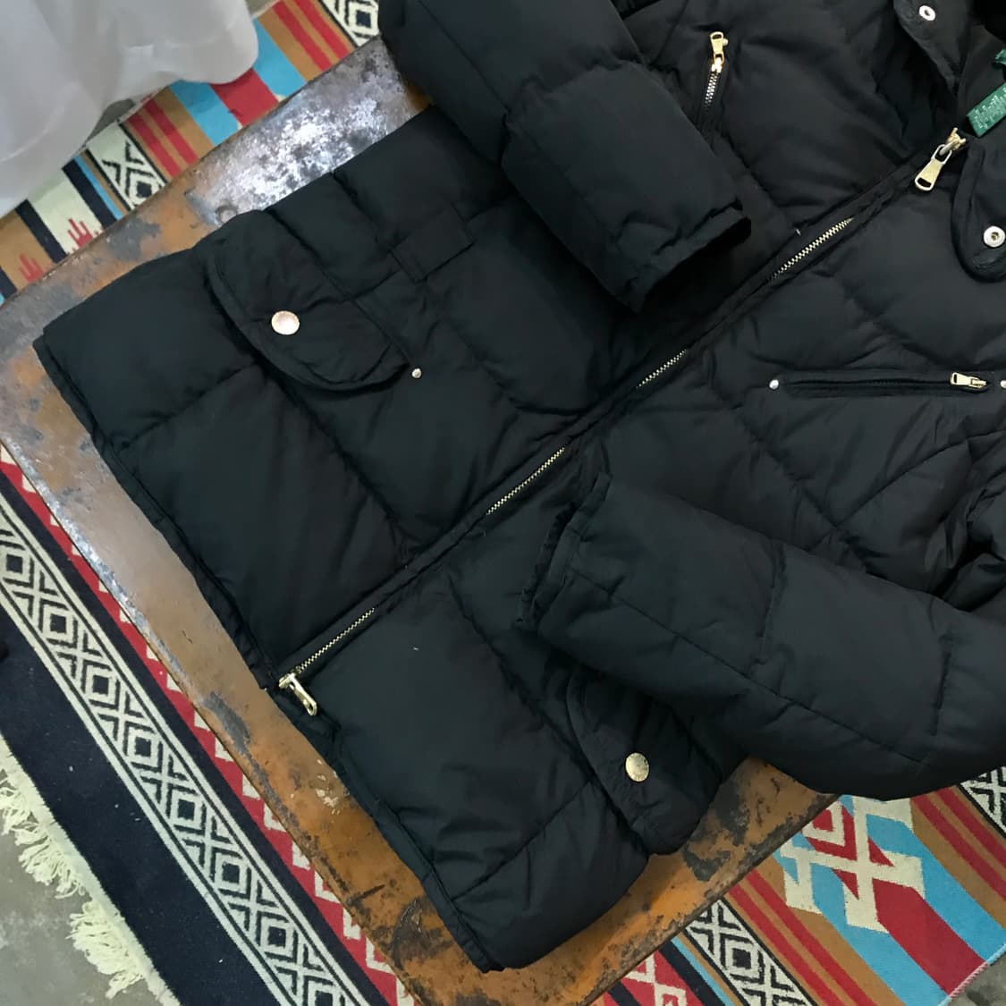 로렌 랄프로렌 블랙 덕다운 후디 패딩 점퍼 여성 55 66 사이즈  상품이미지6