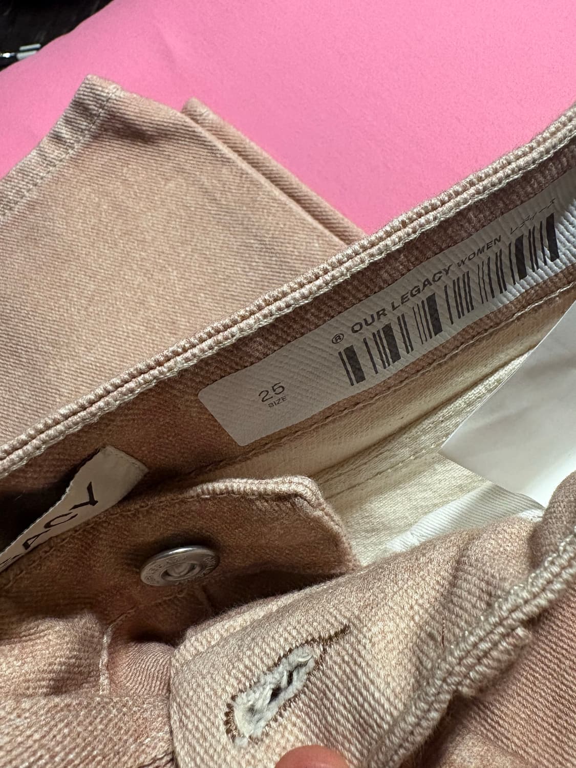 OUR LEGACY 아워레가시 라이너 컷 러스트 데님 팬츠 상품이미지5