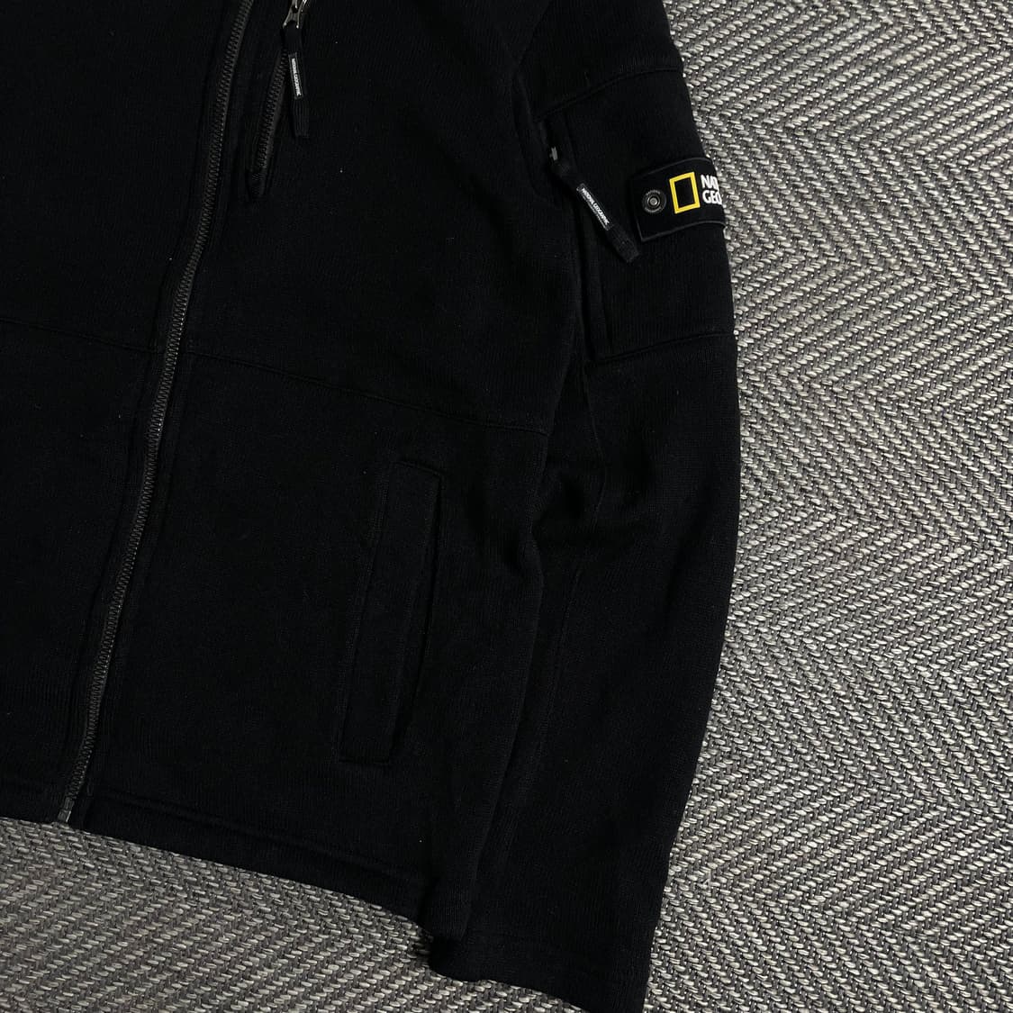 네셔널지오그래픽 와펜 니트 집업 자켓 y 3723 상품이미지4