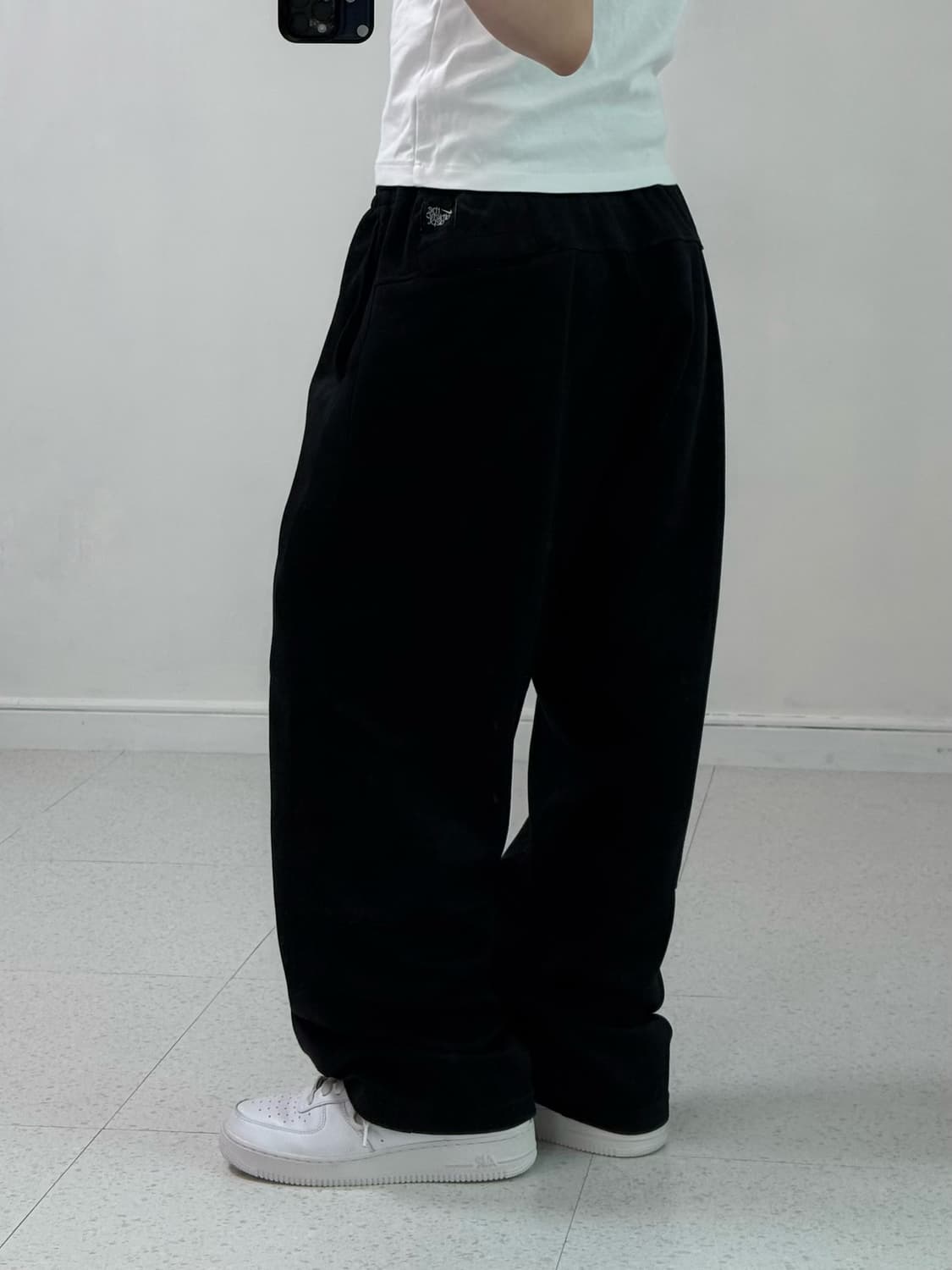 나이키 블랙 져지 팬츠 상품이미지3