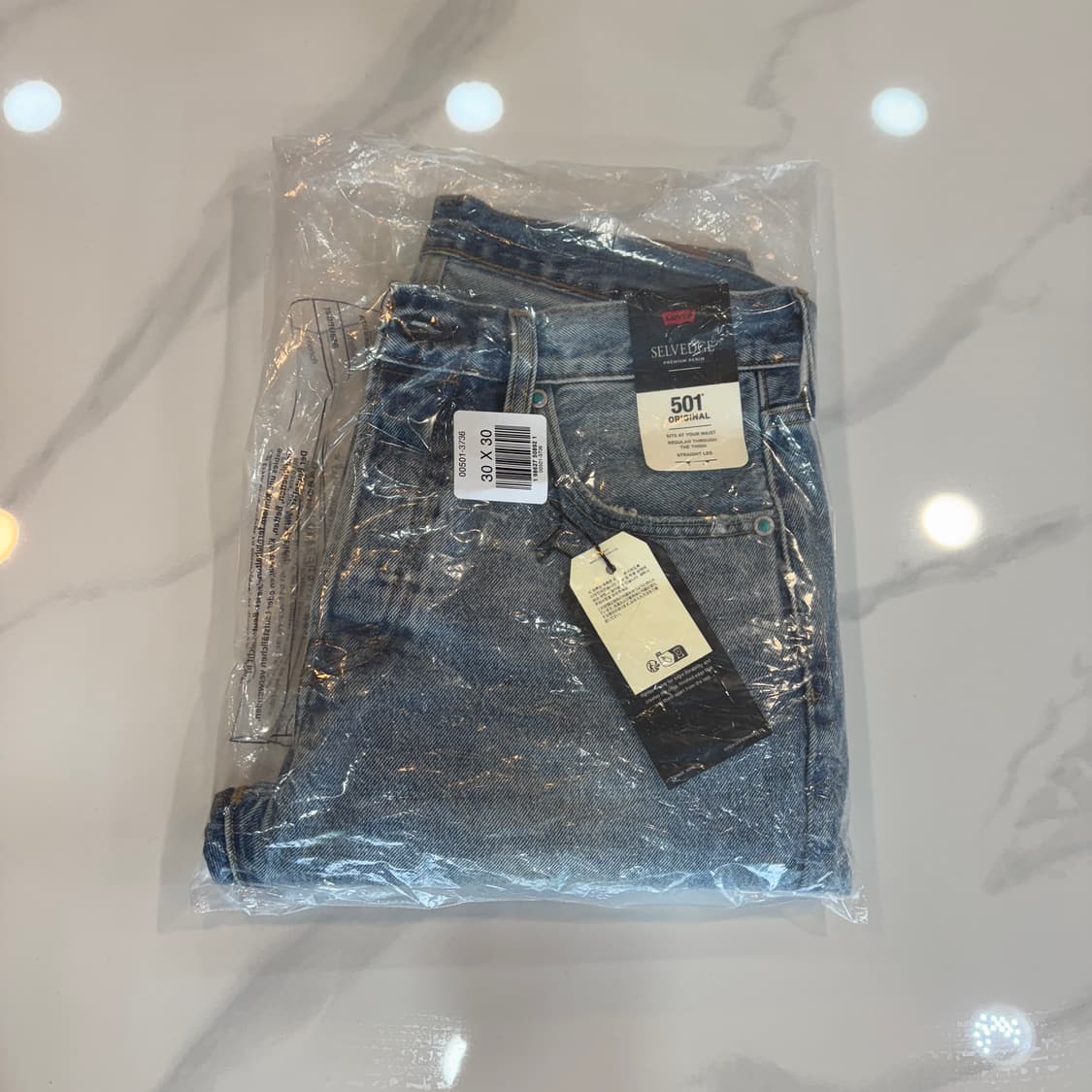 새상품) 30/30 리바이스 터콰이즈 리벳 상품이미지1