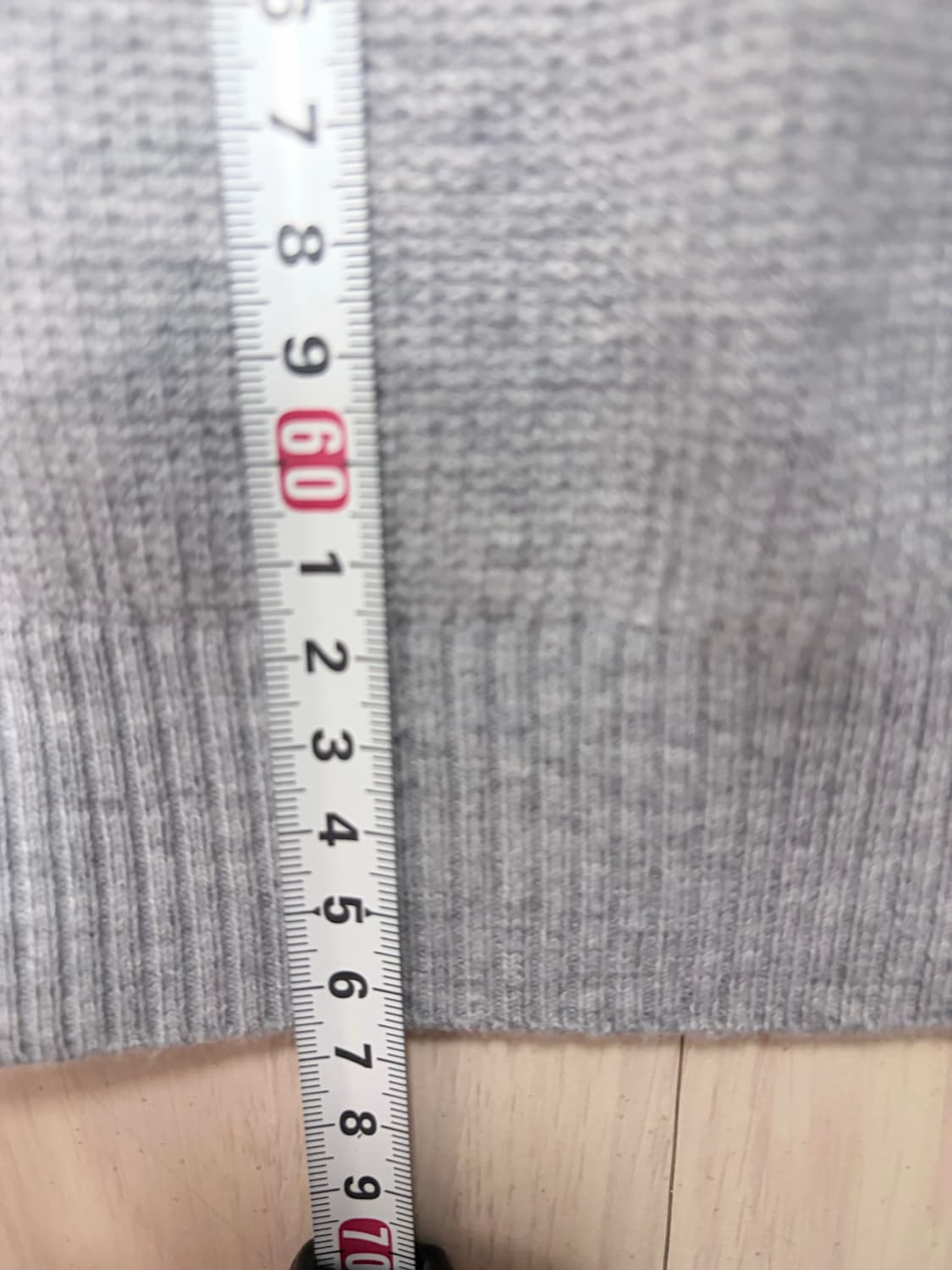 Crepuscule 울100 브이넥 니트 그레이 2사이즈 상품이미지5