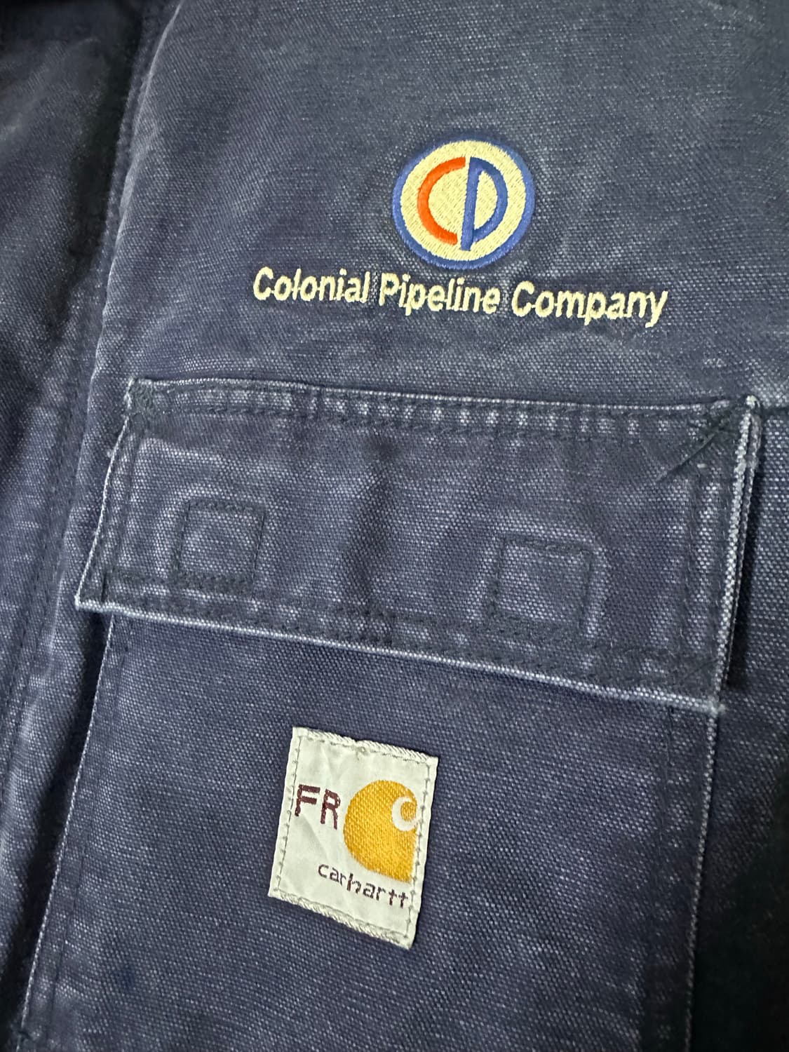 칼하트 FR 데님 워크 자켓 콜로니얼 파이프라인 컴퍼니 상품이미지2
