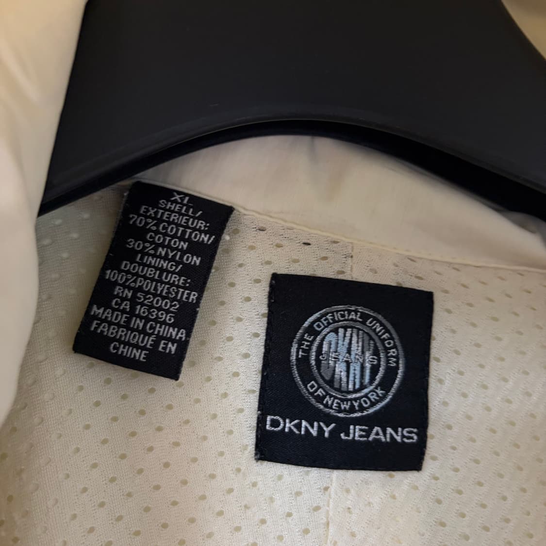 DKNY 90s 투웨이 나일론 코튼 파카 상품이미지8