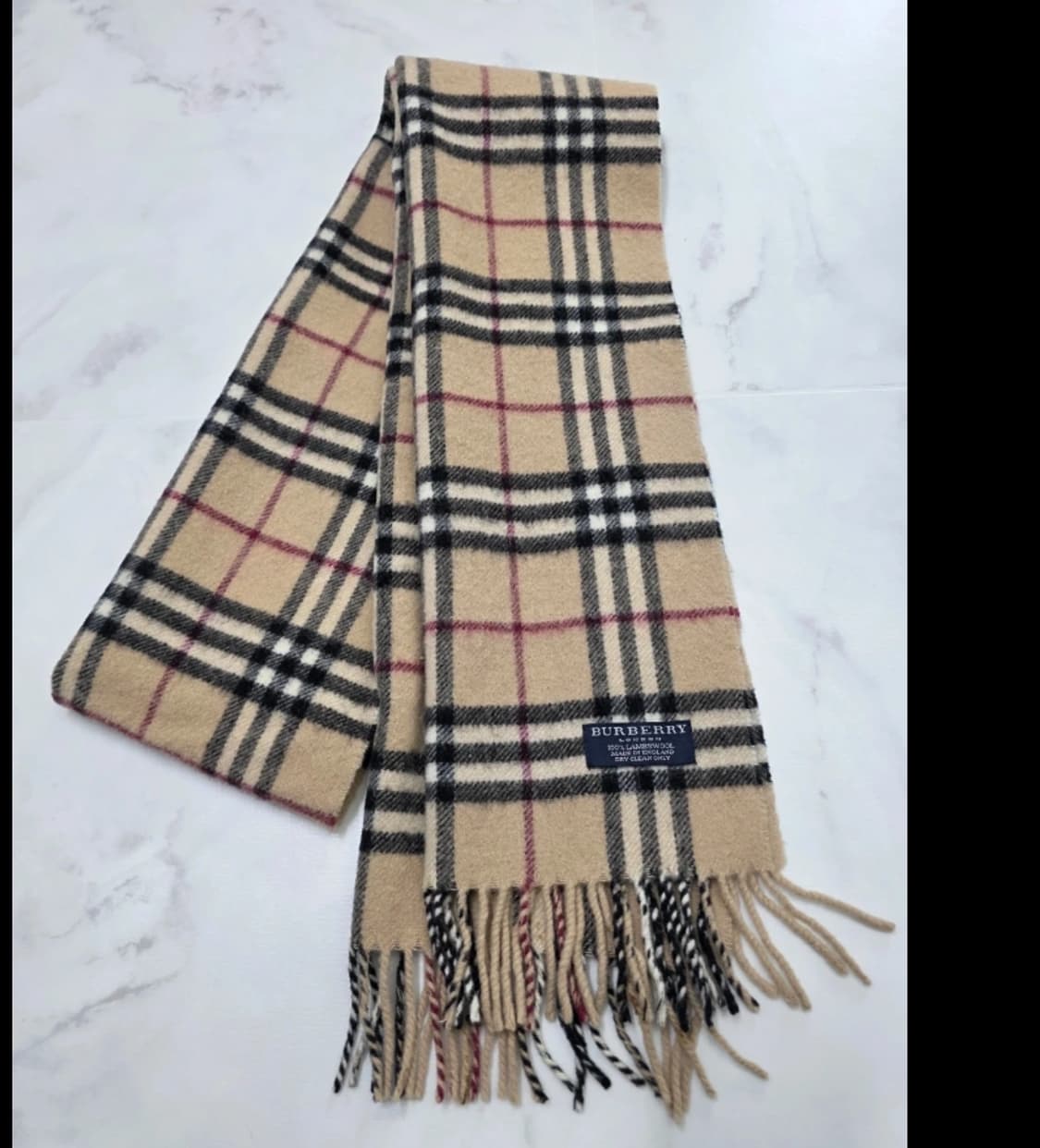 버버리 클래식 체크 램스울 머플러 상품이미지3