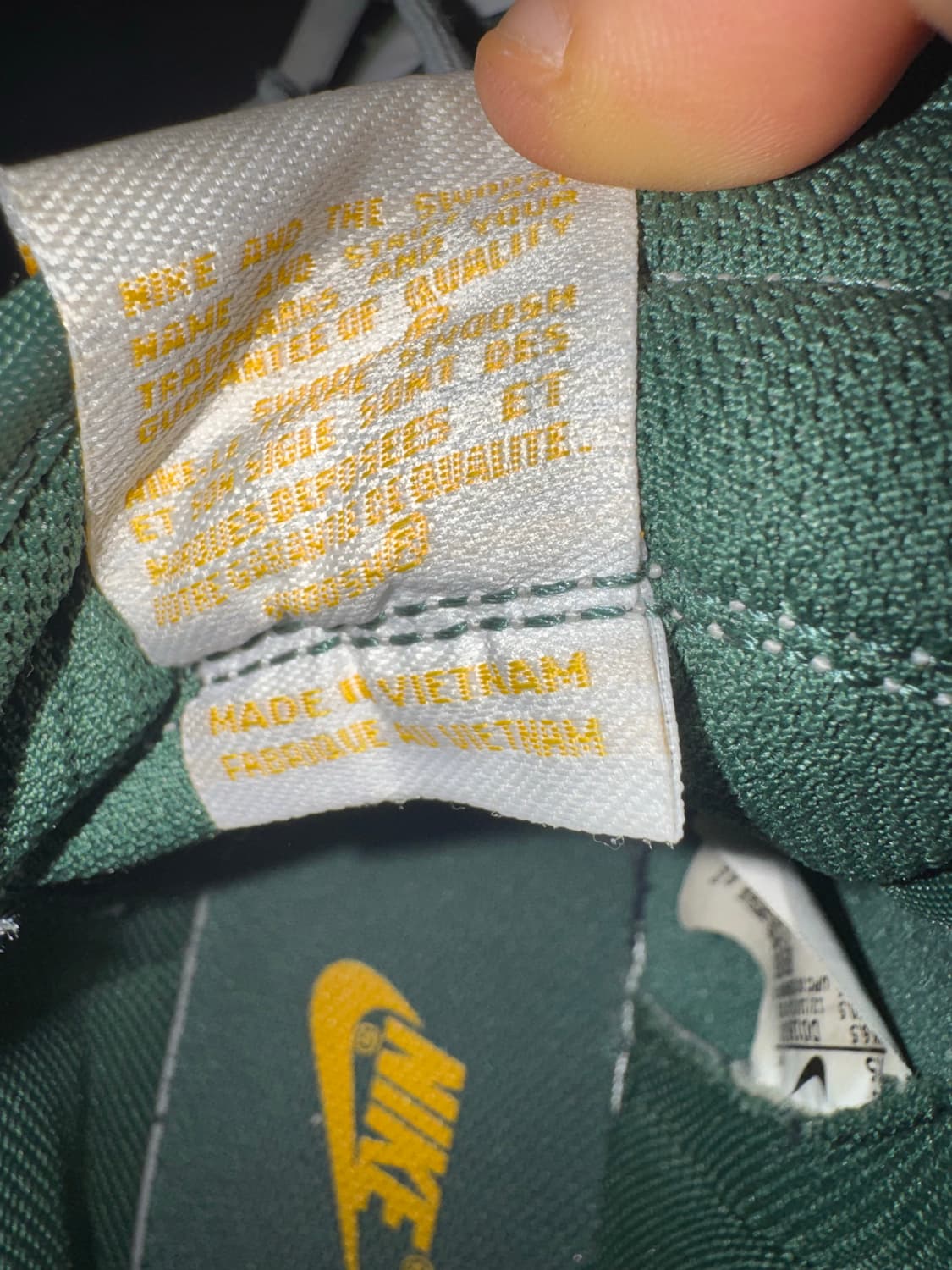 나이키 덩크 하이 레트로 노블 그린 255 상품이미지5