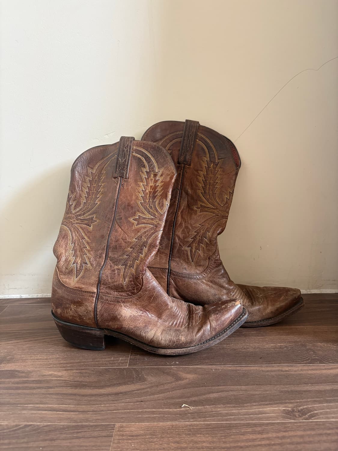 70s 미국 빈티지 웨스턴 수제 부츠 250-260  상품이미지1