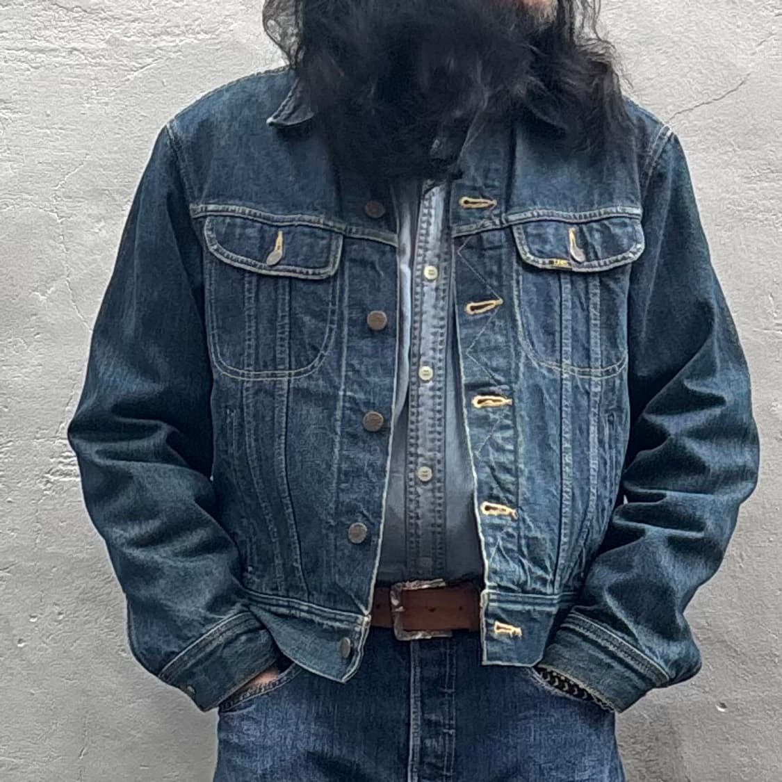 올드 lee 0424 데님 트러커 자켓 상품이미지7
