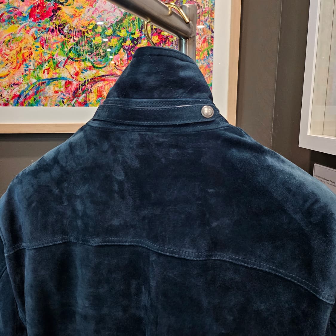 톰포드 레더 트리밍 스웨이드 트러커 자켓 상품이미지4