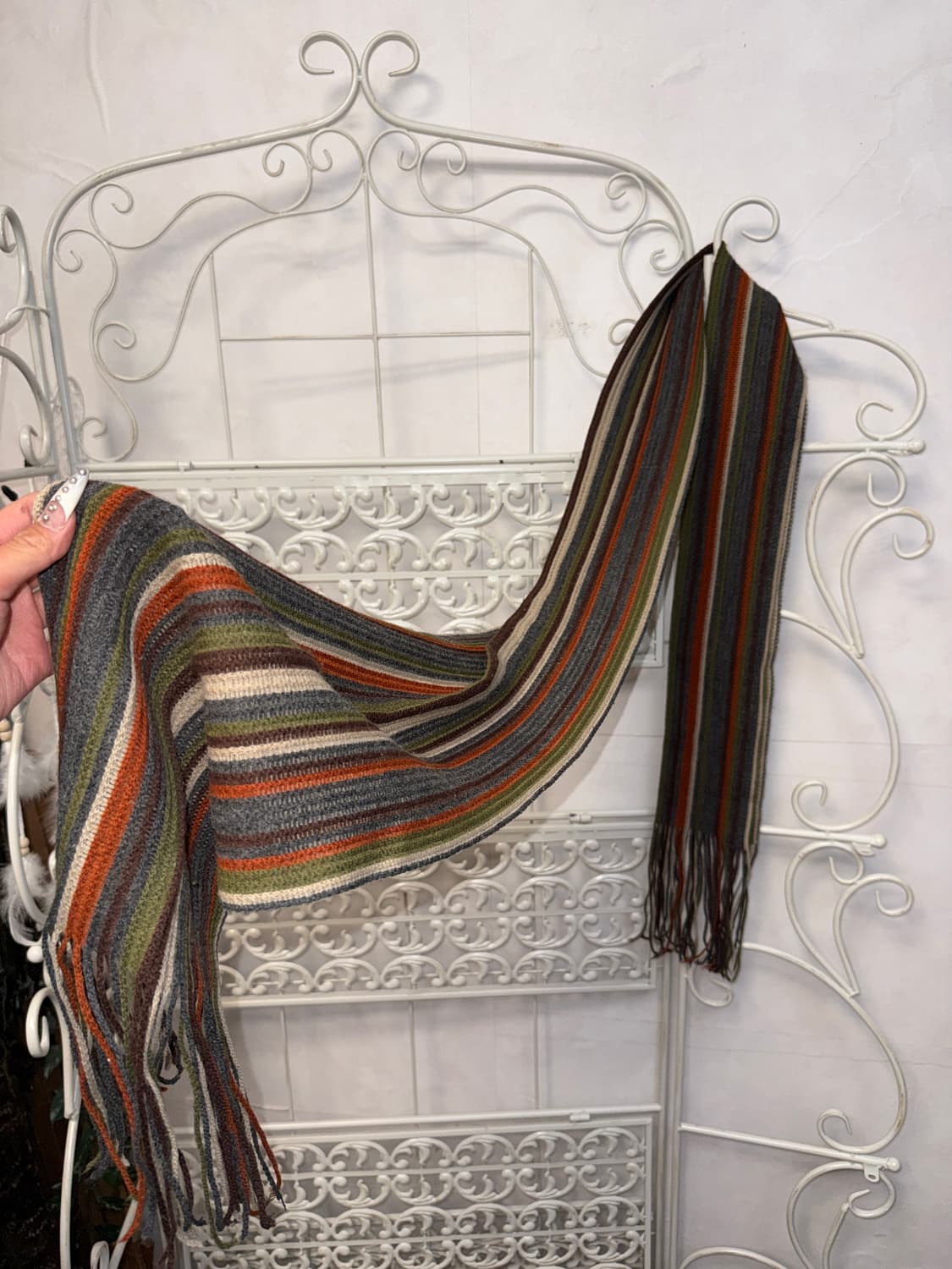 Hippie color mix stripe muffler 상품이미지1