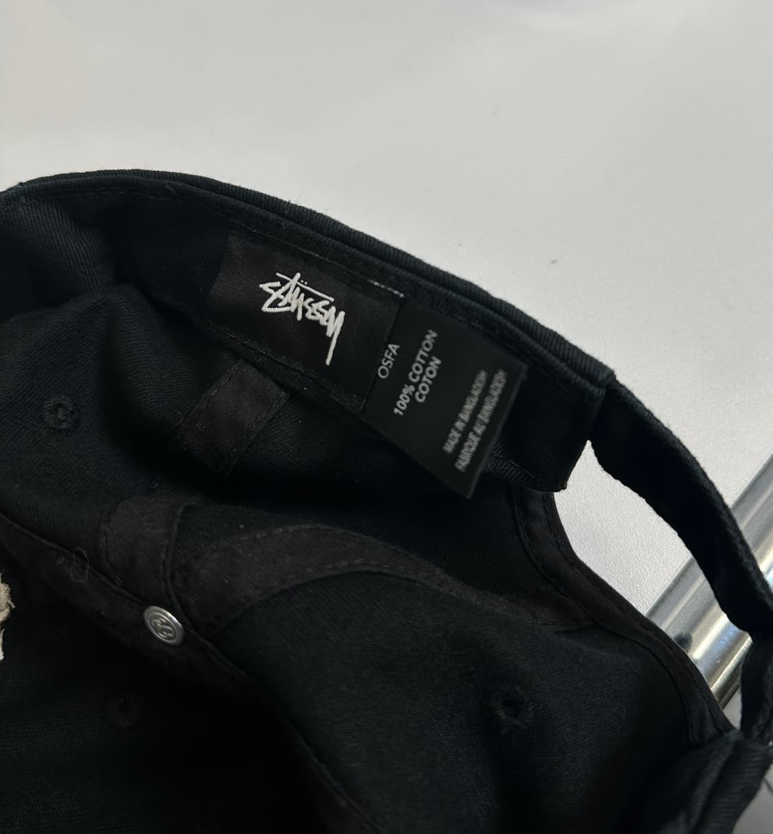 스투시 로고 캠프캡 os  상품이미지4