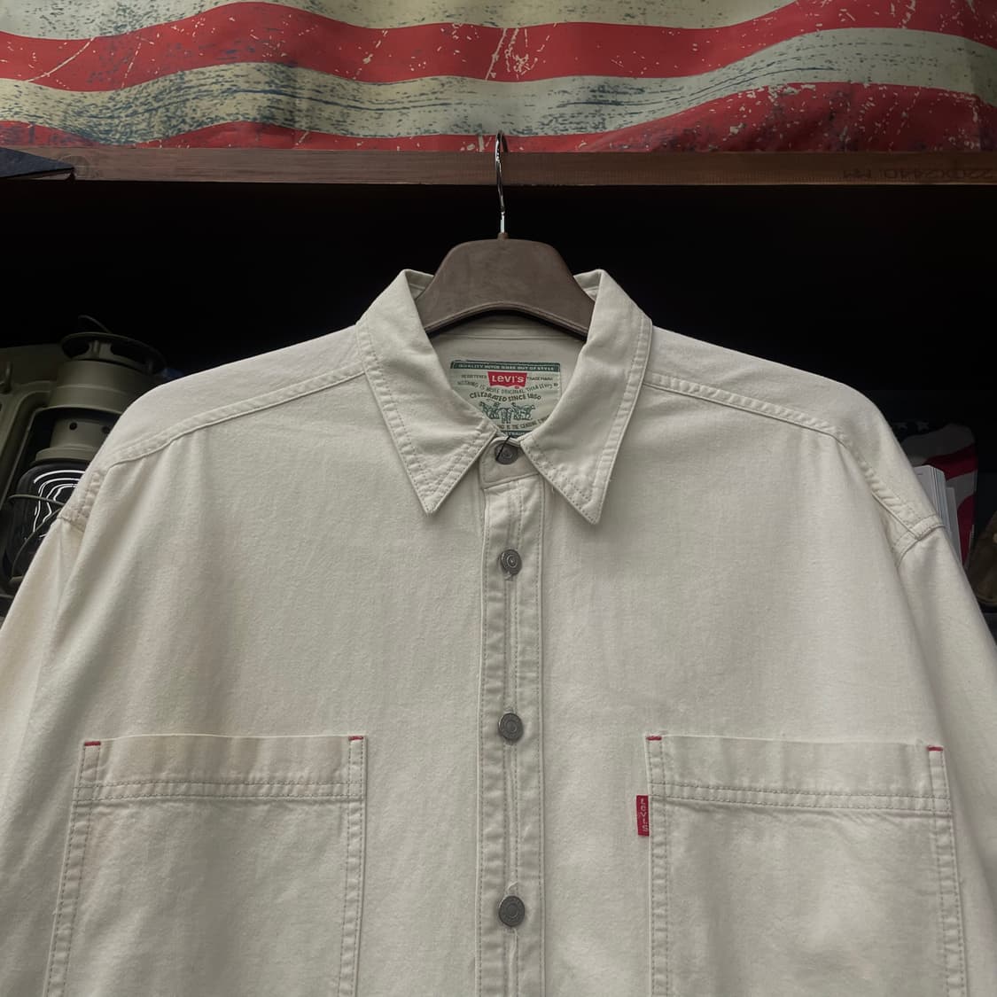 00s 리바이스 리벳 포켓 데님 셔츠 상품이미지3