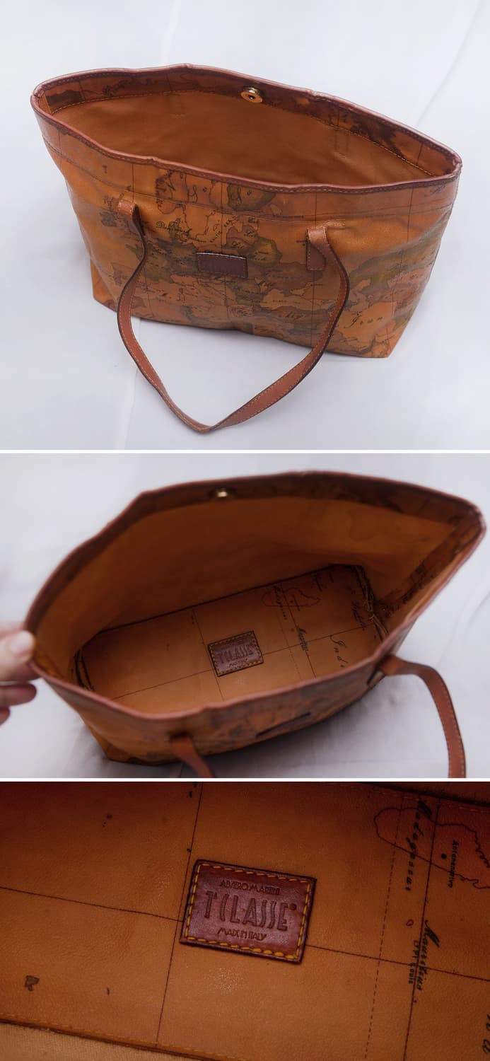 프리마 클라쎄 (Made in italy) 시그니쳐 고지도 쇼퍼백 상품이미지10