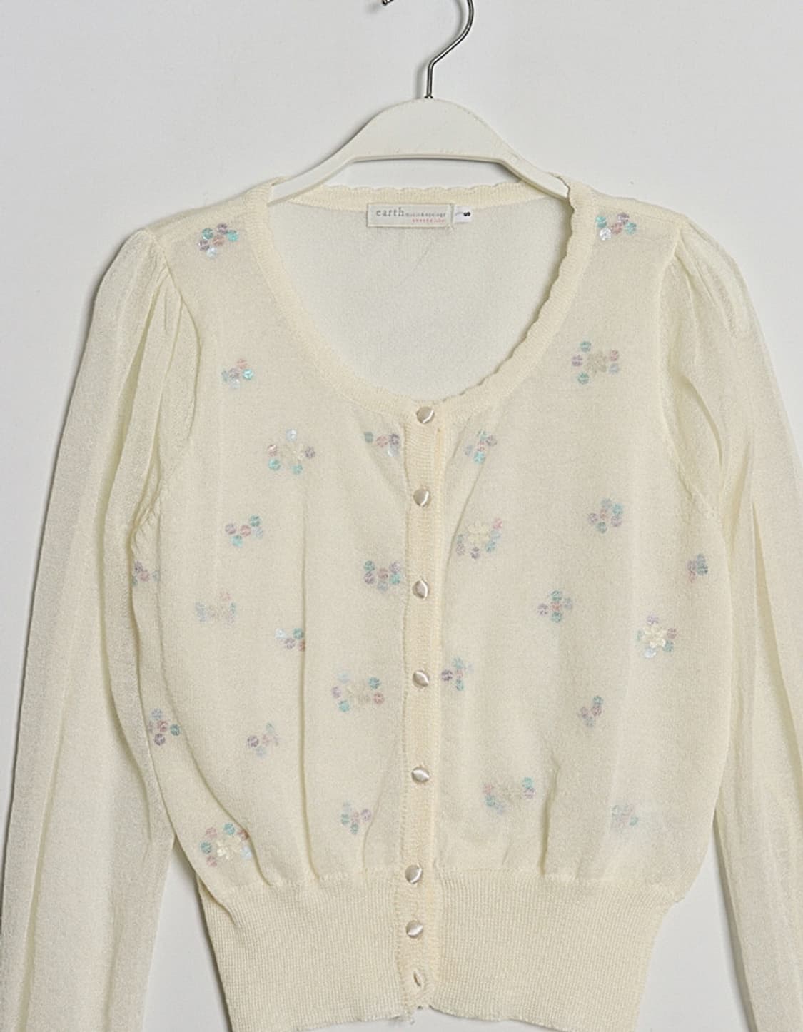 earth nusic&ecology Seethrough Cardigan 상품이미지2