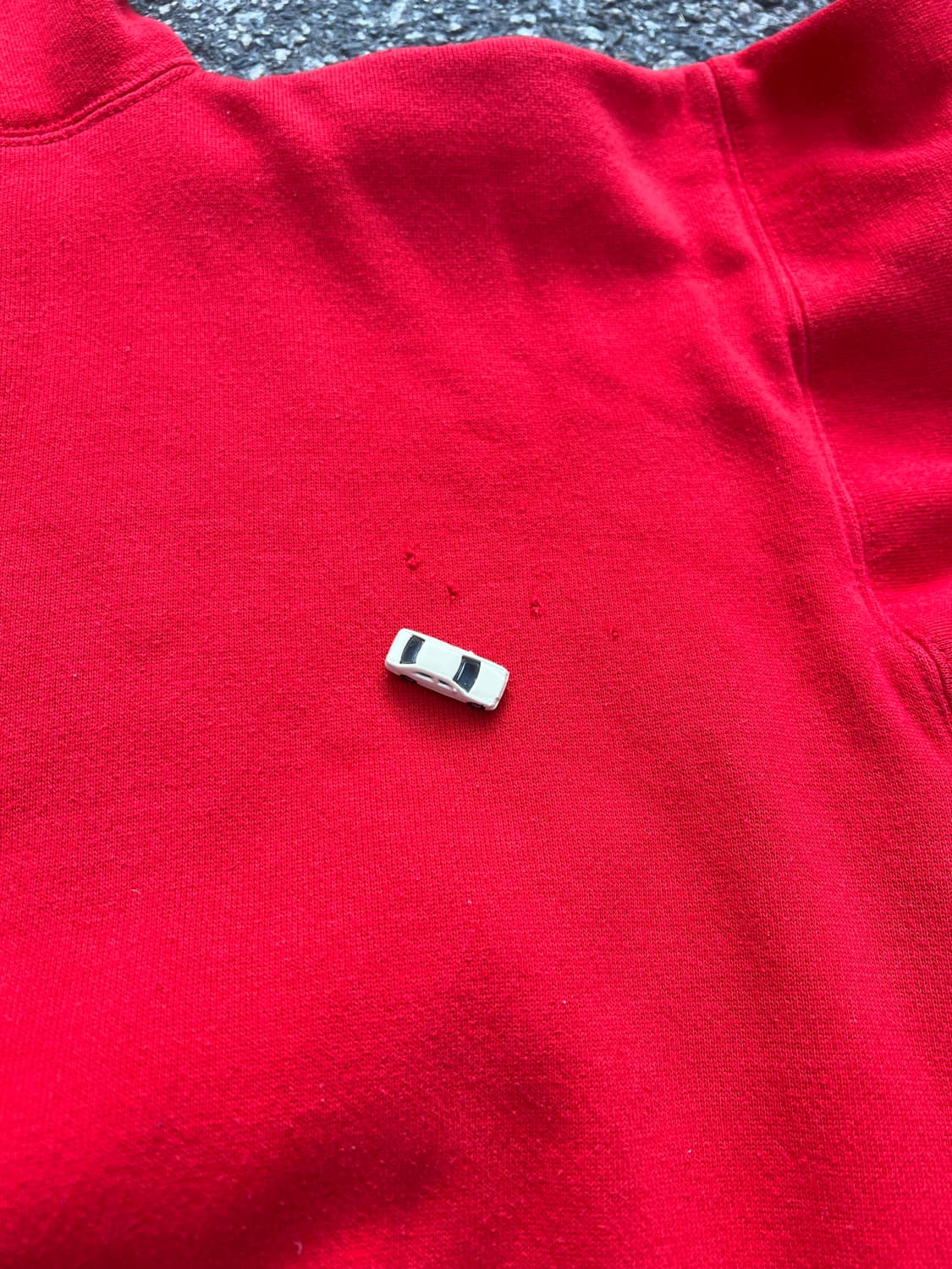 🇺🇸 70s 러셀 더블페이스 후디 레드 XL 상품이미지7