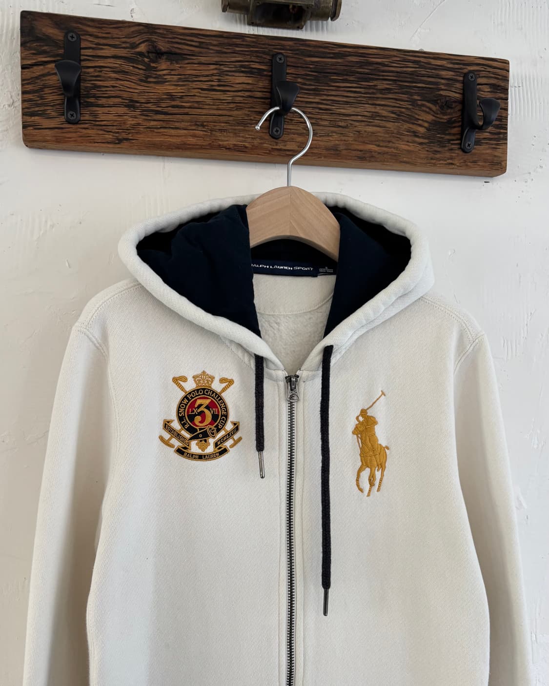 Polo 랄프로렌 우먼 빅포니로고 후드집업 상품이미지1