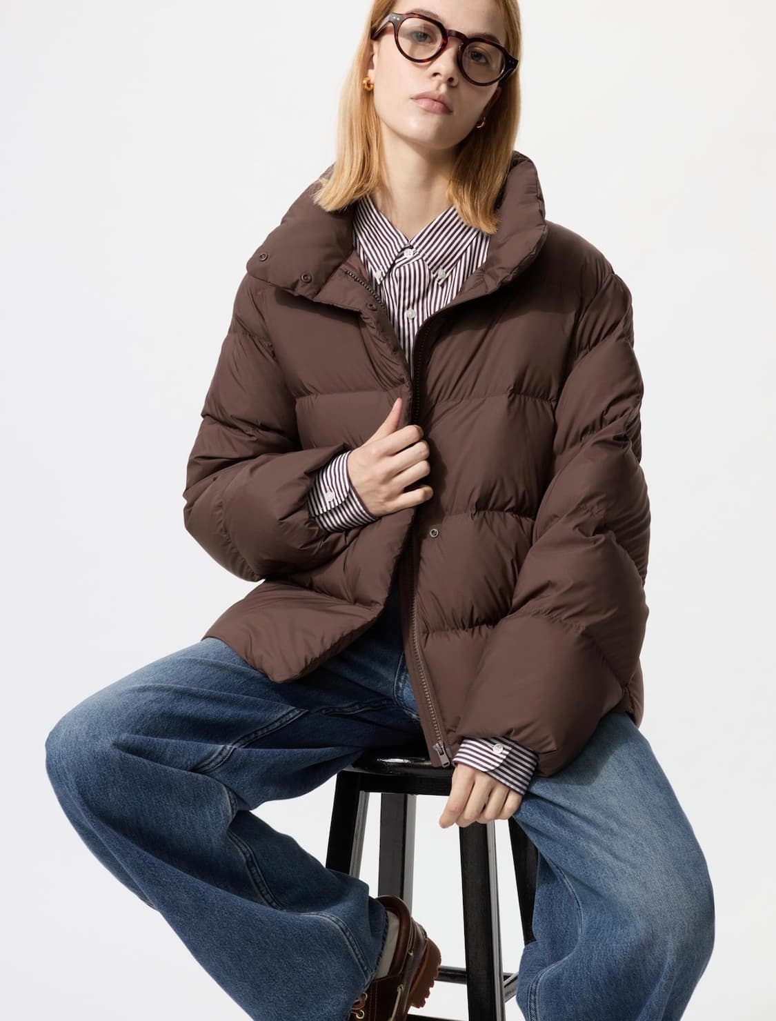 유니클로 파우더 소프트다운 재킷 S 상품이미지5