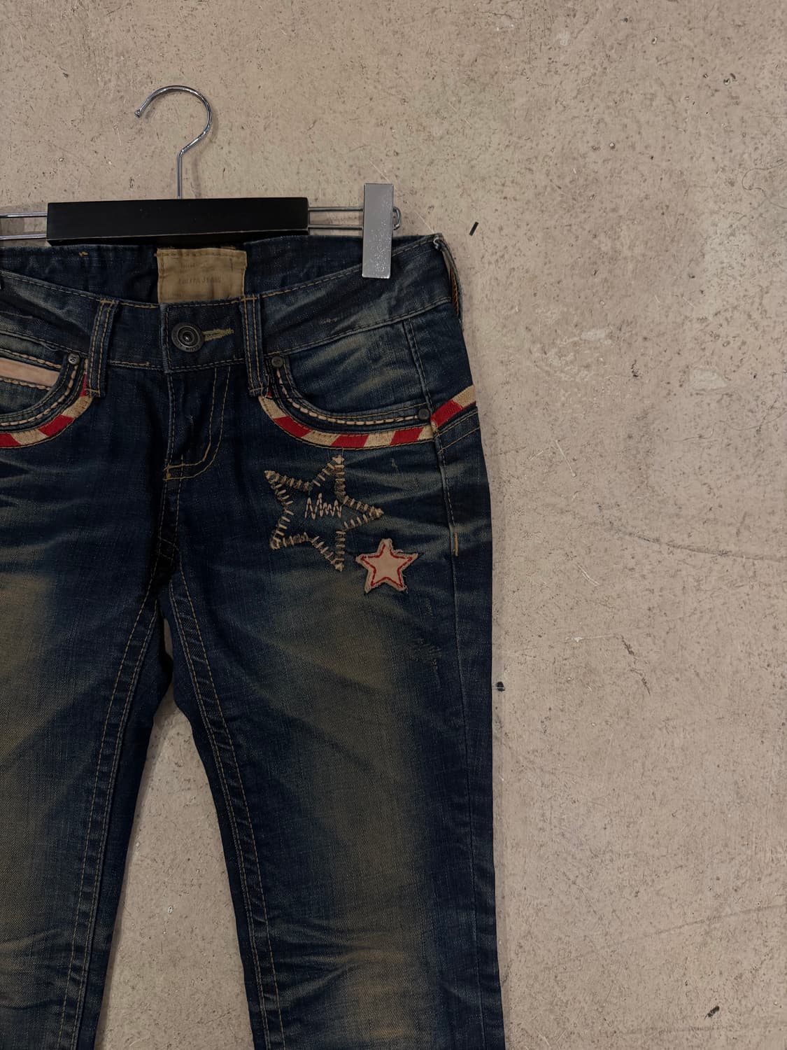 ROLITA JEANS 별 패치 포인트 진 상품이미지3