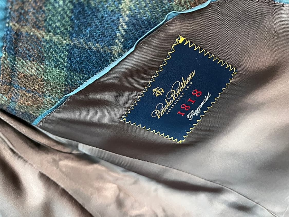 105) 브룩스브라더스 체크 울자켓  상품이미지5