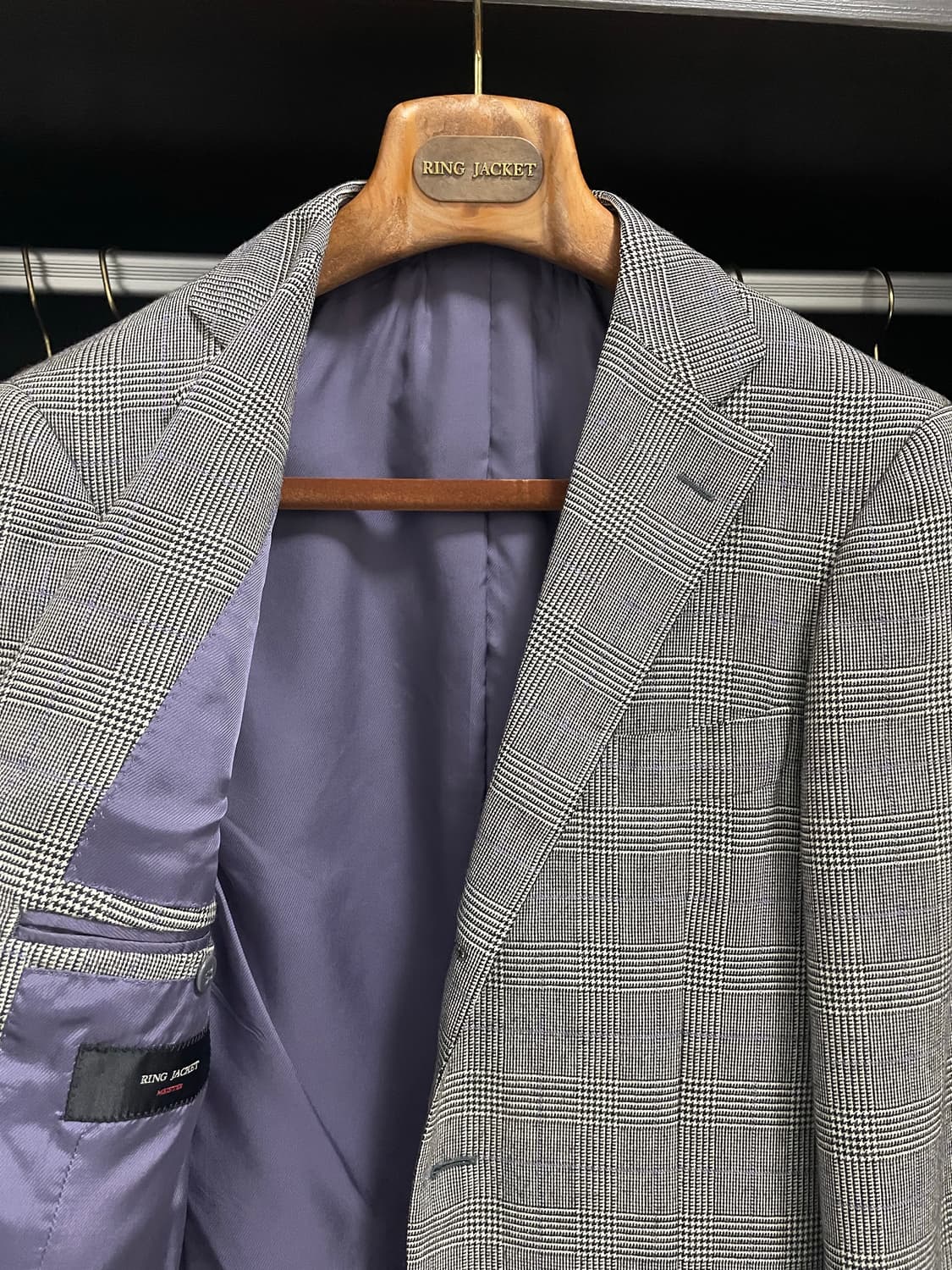 링자켓(RING JACKET) 마이스터 글랜체크 자켓(46) 상품이미지7