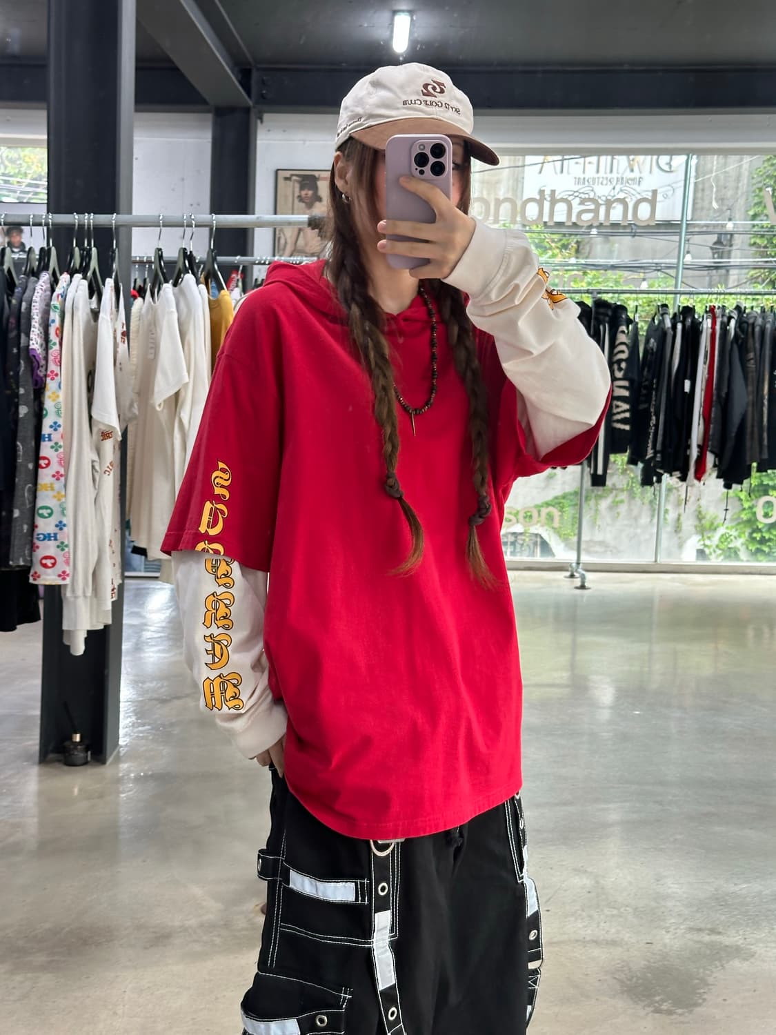 슈프림 레이어드후드 롱슬리브 상품이미지2