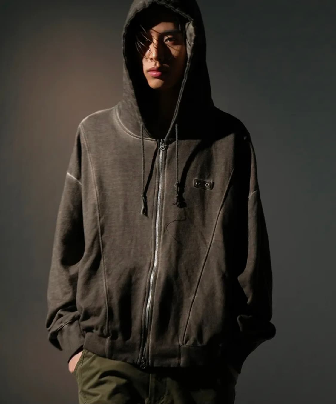 (2) 그레일즈 루나 후드집업 브라운 상품이미지4