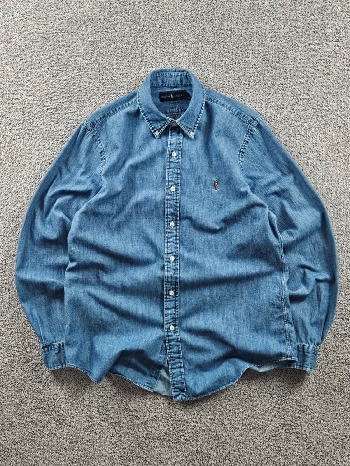 폴로랄프로렌 베이직 코튼 데님 셔츠 ( M ) / 10846 상품이미지1