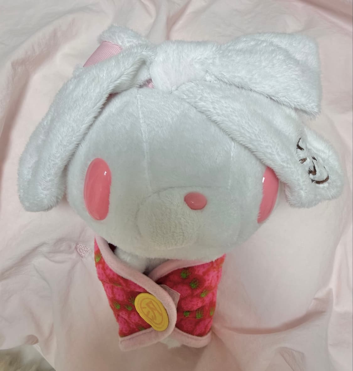 고전 딸기포대기 베이비범용토끼 인형 상품이미지5