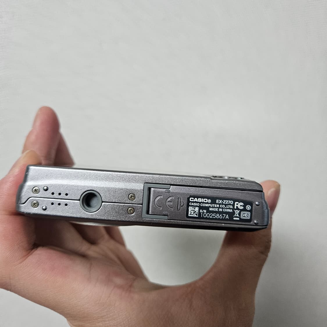 카시오 엑슬림 EX-Z270 빈티지 디카 디지털카메라 상품이미지7