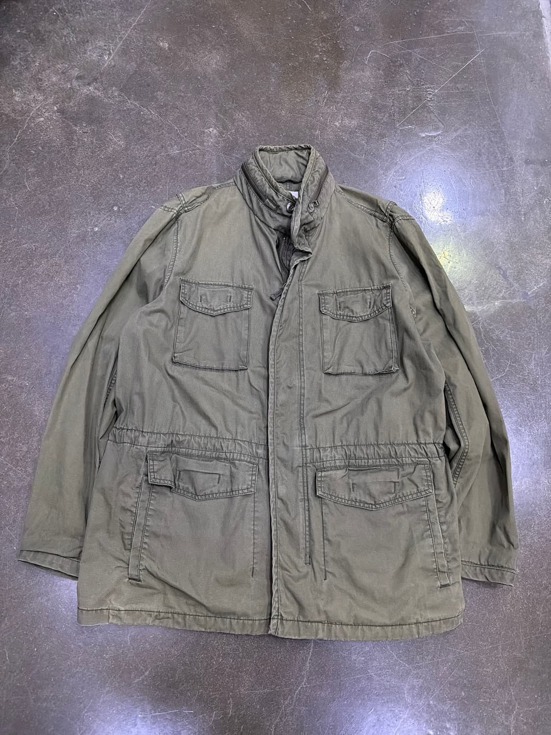 Gap 갭 빈티지 워싱 M65 필드자켓 야상 자켓 올리브 XL 상품이미지1