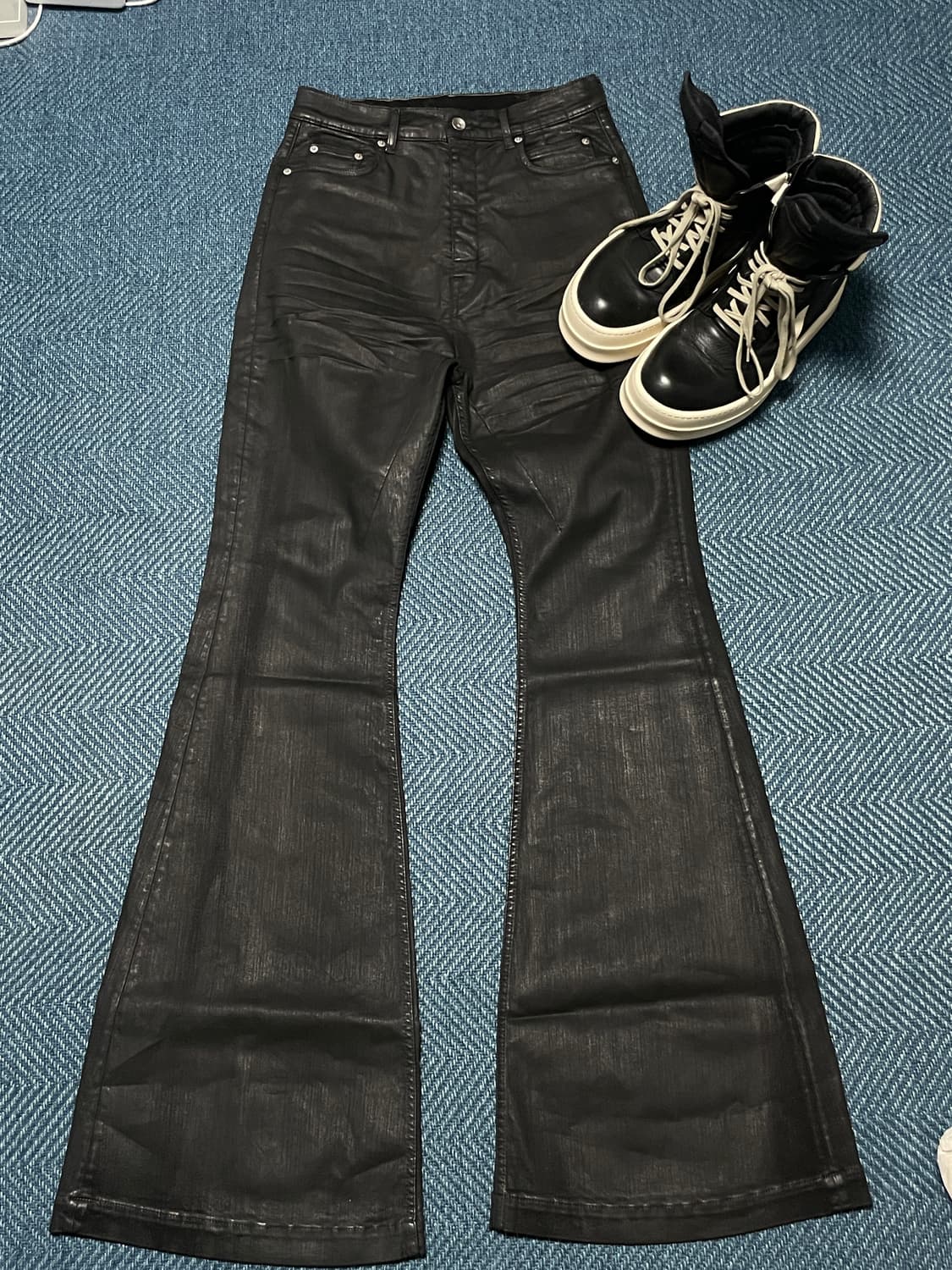 [30] 릭오웬스 볼란 부츠컷 SDBK 상품이미지1