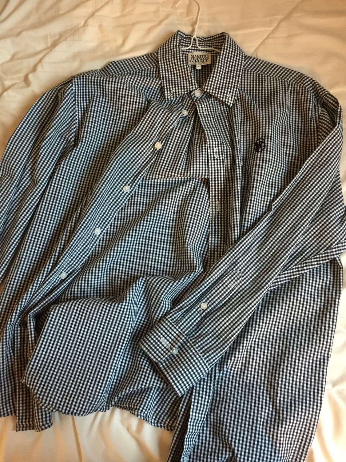 마리떼 깅엄 체크 셔츠 상품이미지2