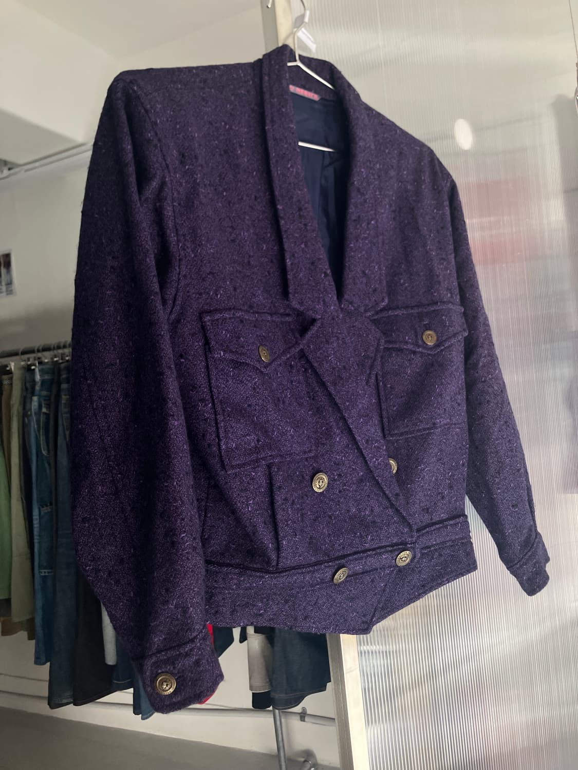 더블버튼 밀리터리 자켓 상품이미지2