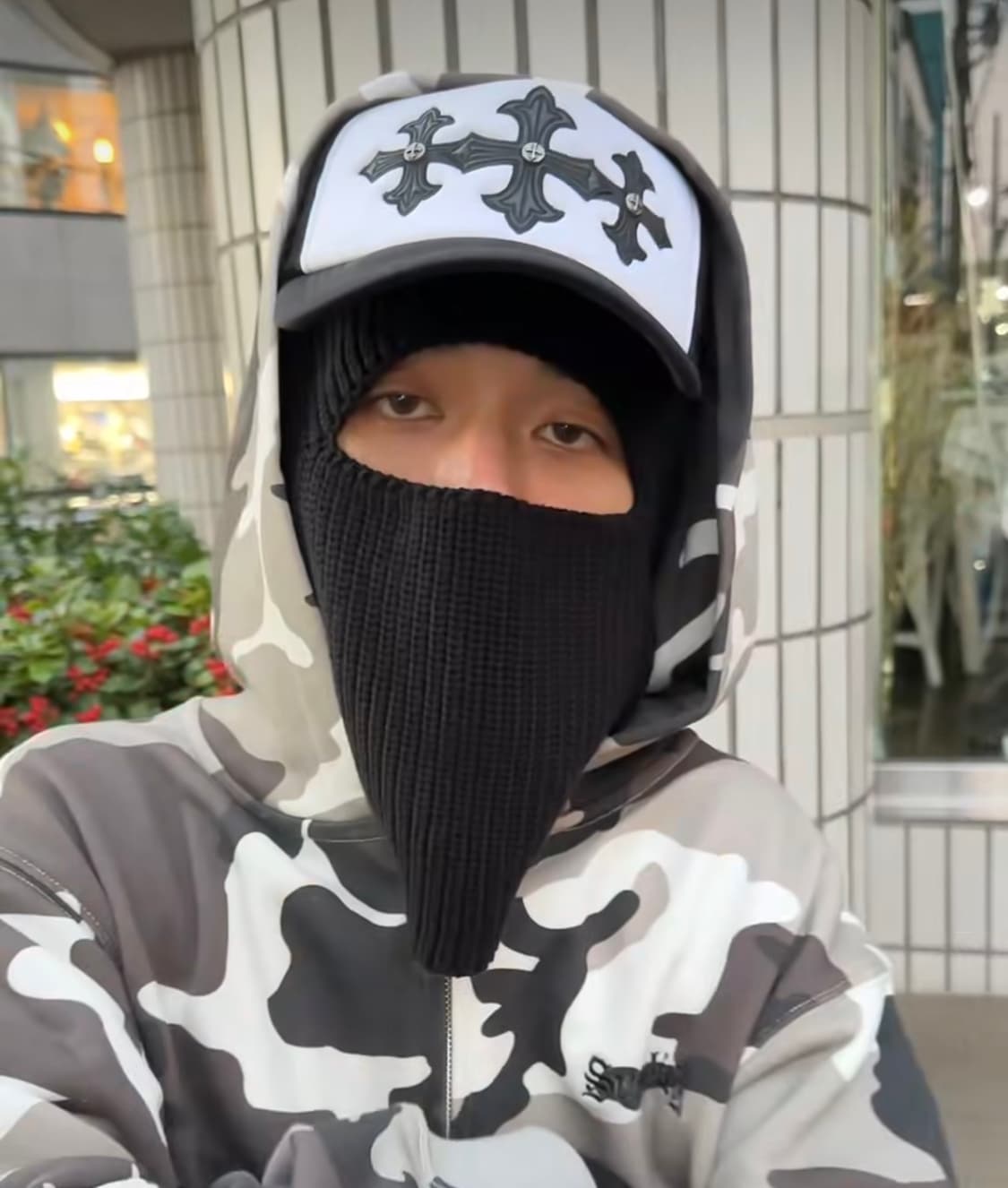 Supplier 서플라이어 십자가 레더 패치 메쉬 스냅백 모자 상품이미지2