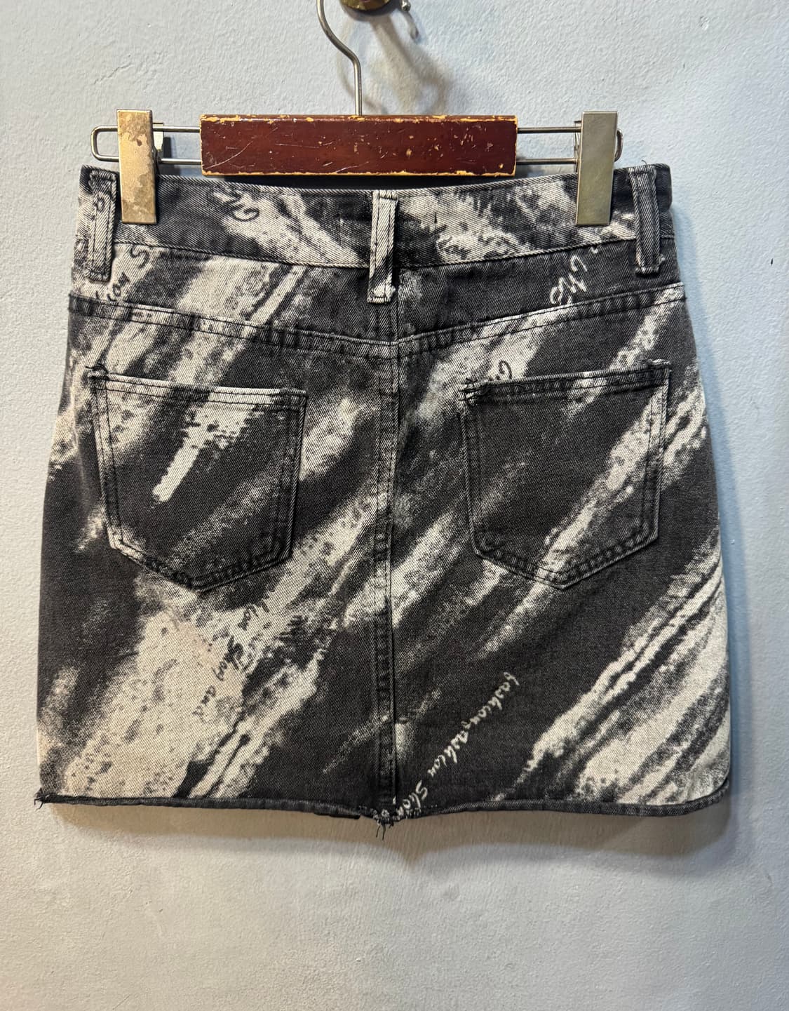 vintage p o e m skirt 상품이미지2