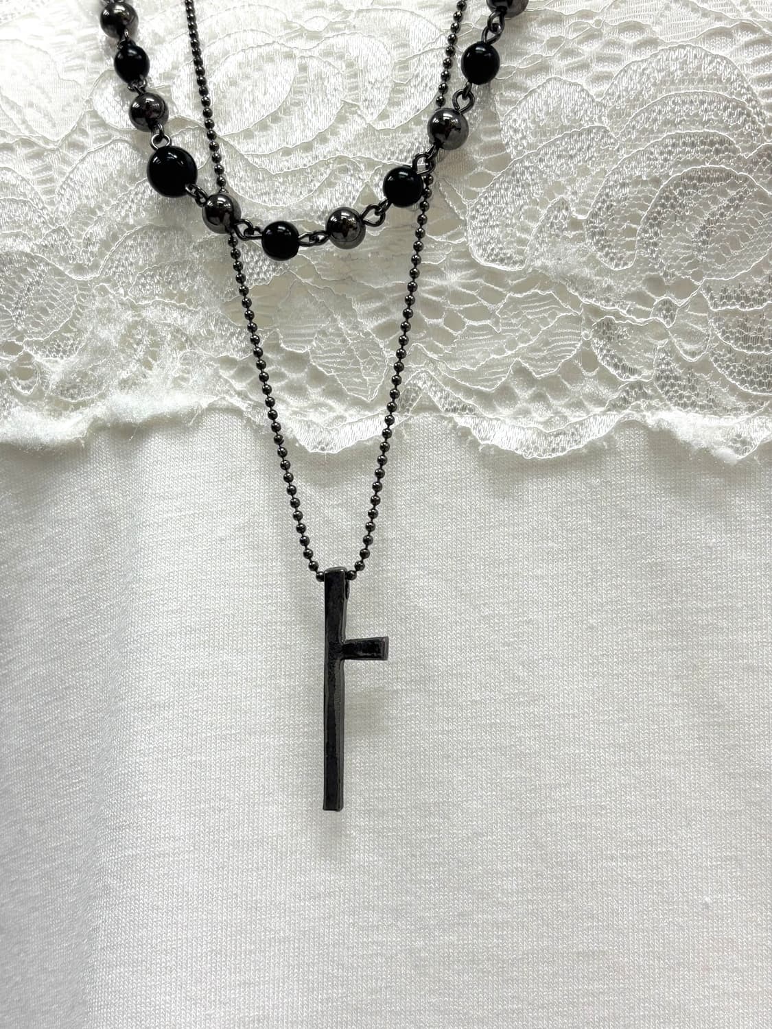 빈티지 고딕 락시크 목걸이 세트 상품이미지3