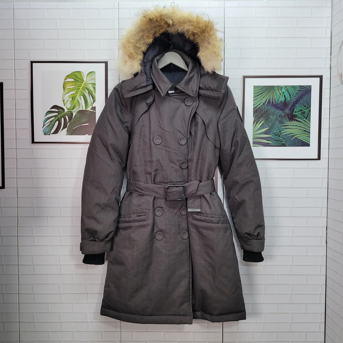 노비스 튤라 롱 패딩 자켓 재킷 그레이 S 사이즈 상품이미지3