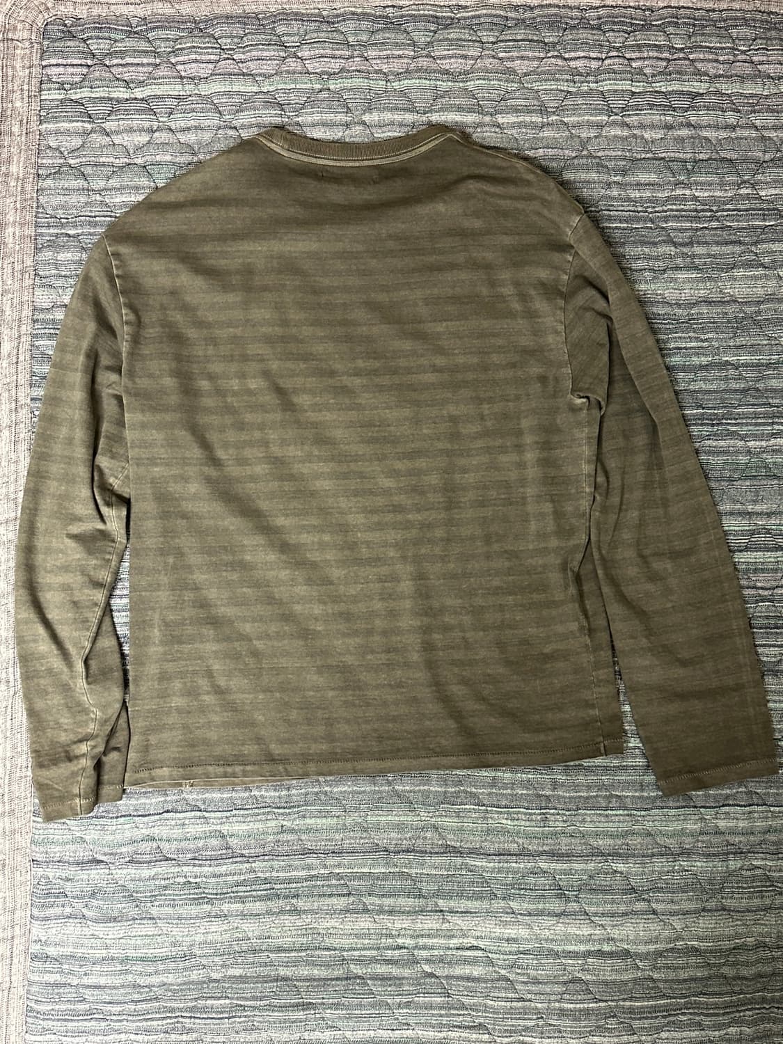 해칭룸 VTG Stripe Tee Dyed Charcoal 상품이미지2