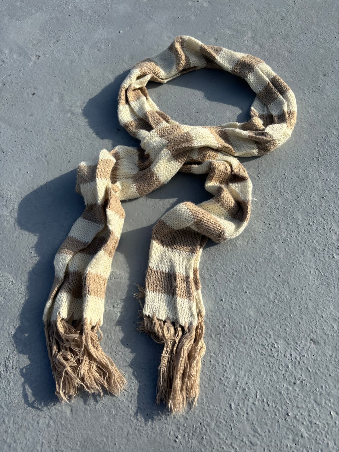 14. Beige stripe scarf 2.7 상품이미지4