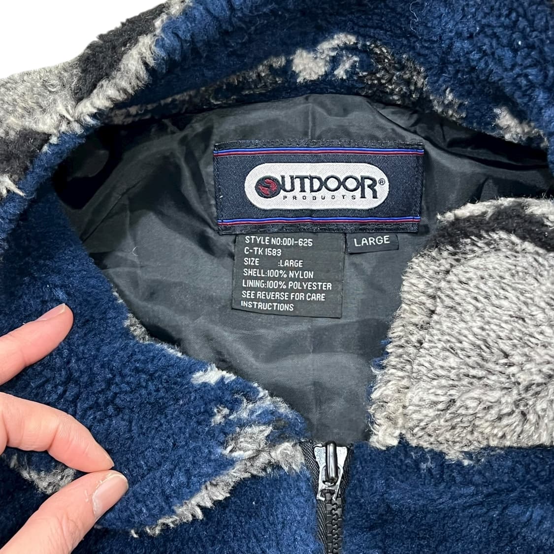 아웃도어 노르딕 플리스 반집업 s08540 상품이미지7
