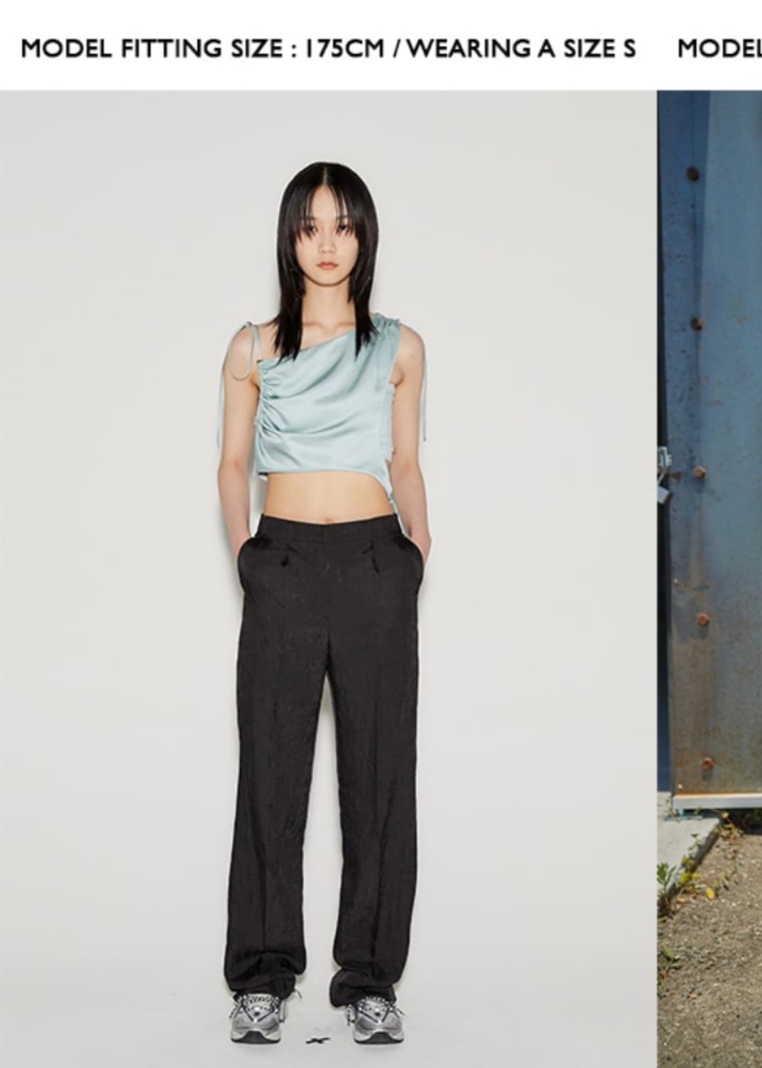 Andersson Bell sofie drape string top 상품이미지2