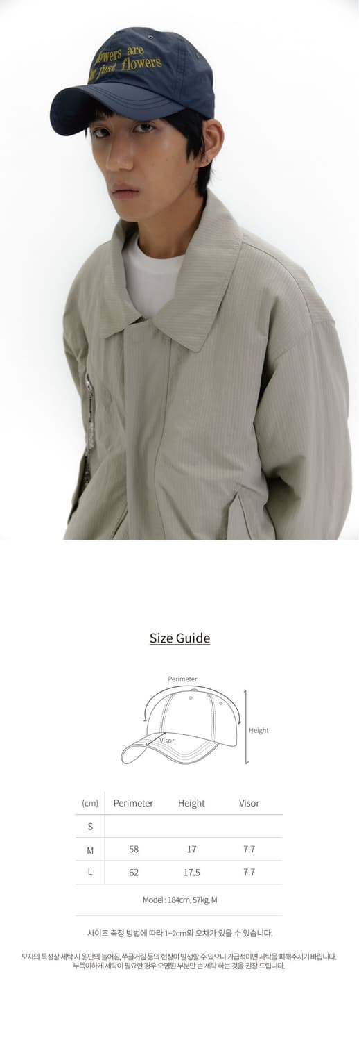 ETCE FLOWER BALL CAP 이티씨이 플라워 볼캡 M 상품이미지2