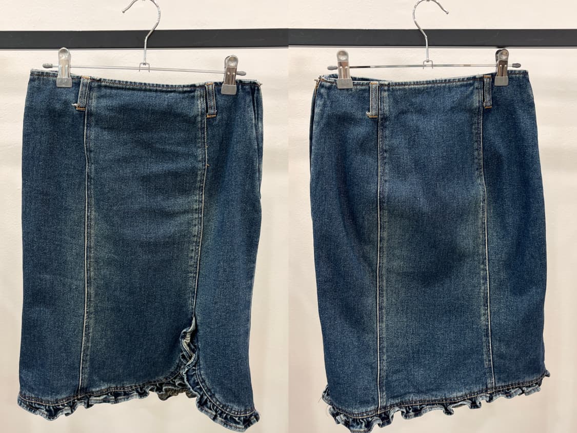 blue echo frill midi skirt 상품이미지6